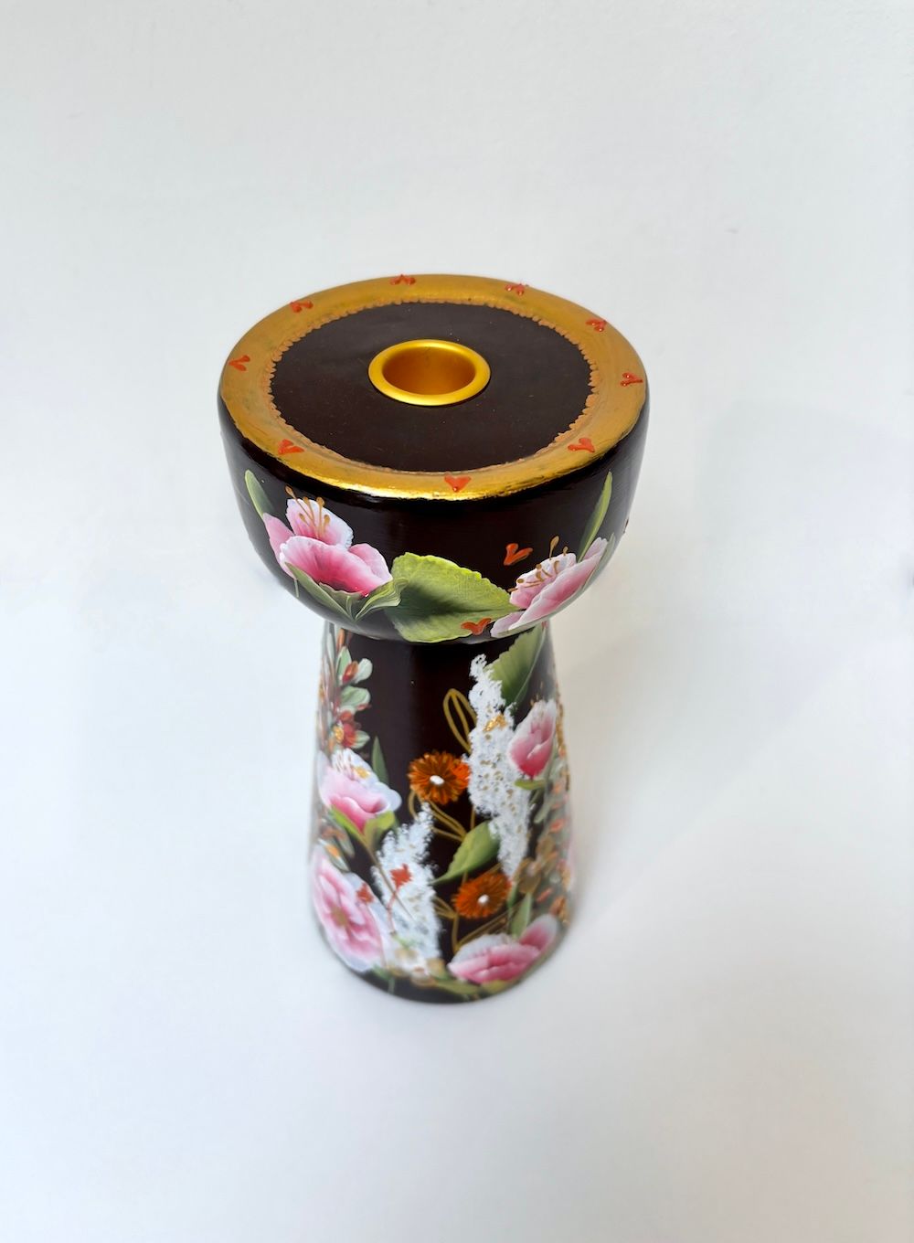 Kandelaar Brown Retro