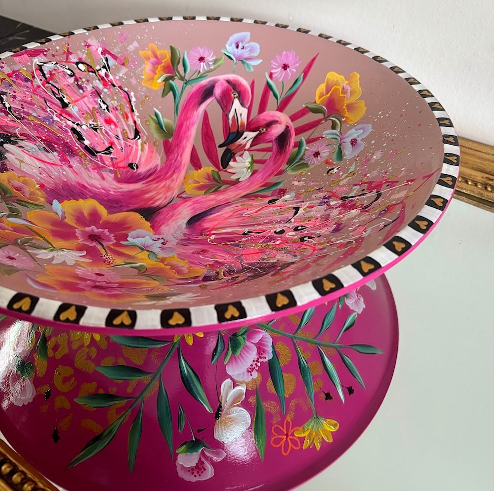Flamingo's schaal