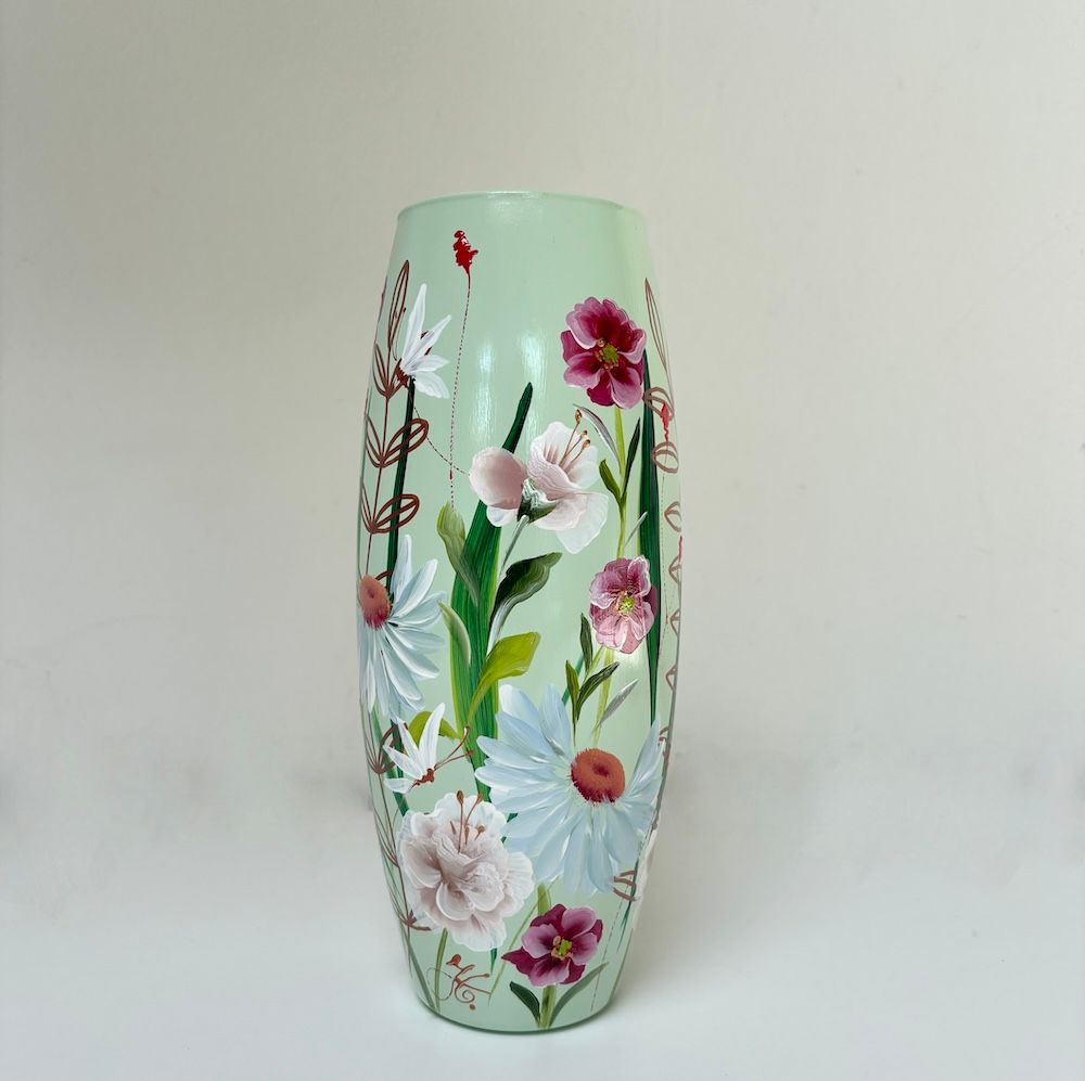 Vaas pistache flower