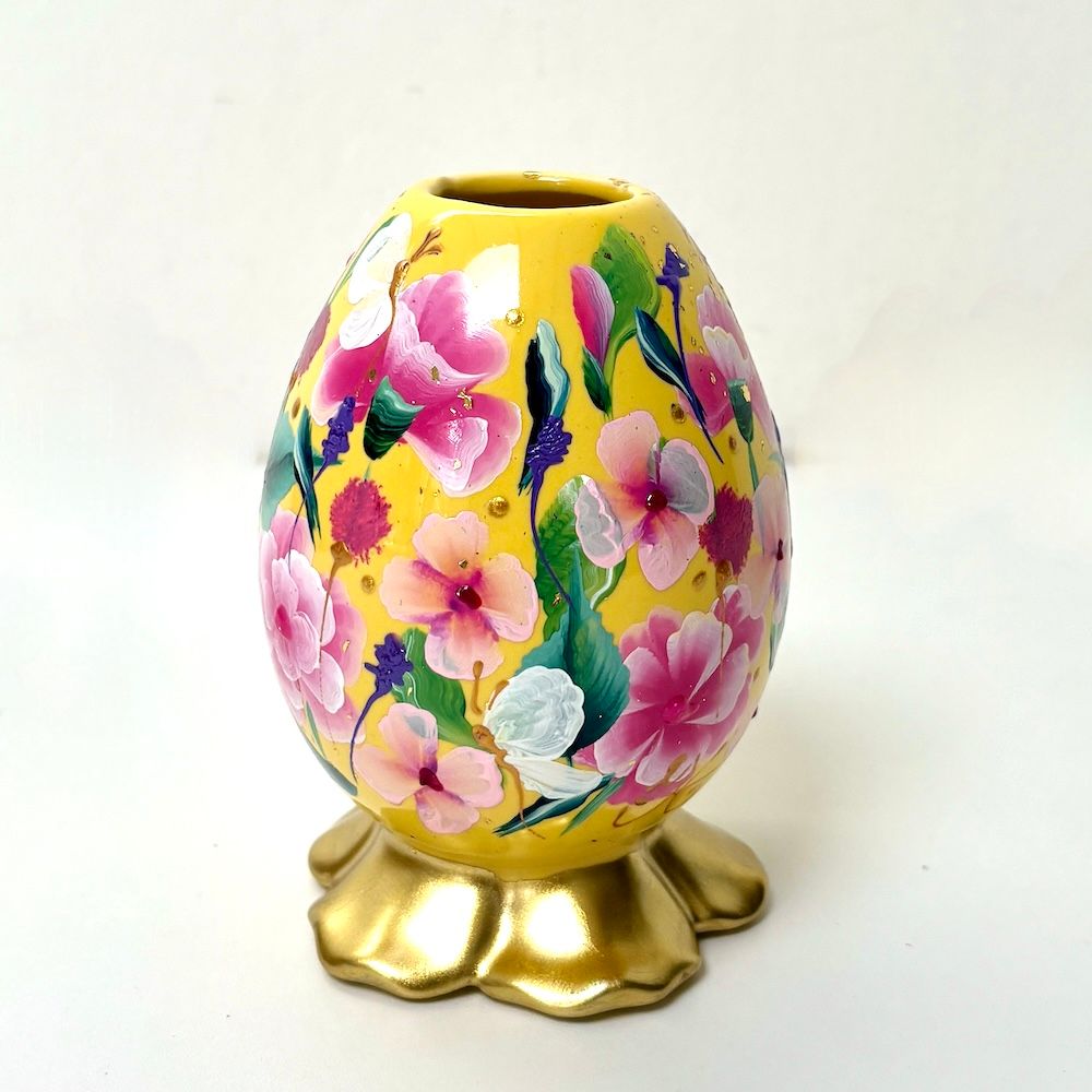 Bloemvaasje Yellow pink