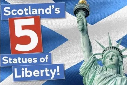 America's most famous statue is undoubtedly The Statue of Liberty in New York. But whilst America has the most famous Statue of Liberty, Glasgow, in Scotland has five of them!