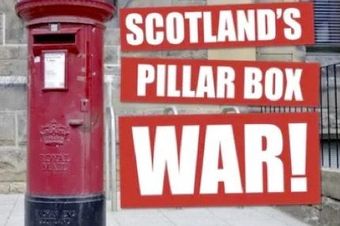 Scotland's Pillar Box War A new pillar box was installed in an Edinburgh street in 1952, similar to post boxes all over Britain. However, this one led to a constitutional crisis and forced then Prime Minister, Winston Churchill to back down. So what was it about this post box that had so many people seeing red?