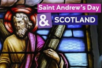 Saint Andrew's Day and Scotland To celebrate St Andrew's Day, The Scotland Channel explores the history of Scotland's Patron Saint who is also patron saint of four other countries and visits the Auld Alliance Restaurant in Kirkcudbright to learn how to make a contemporary dish using a very Scottish recipe. Narrated by Hugh Anderson.