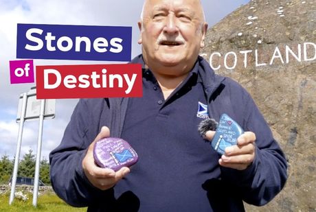 Stones of Destiny tells the story of a group of stone painters across Scotland who are using art to get the independence message out there.