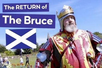 The Return of The Bruce The Return of The Bruce tells the story of the volunteers who resurrected Dunfermline's annual Bruce Festival in June 2024 to mark the 750th anniversary of the Scottish hero's birth.