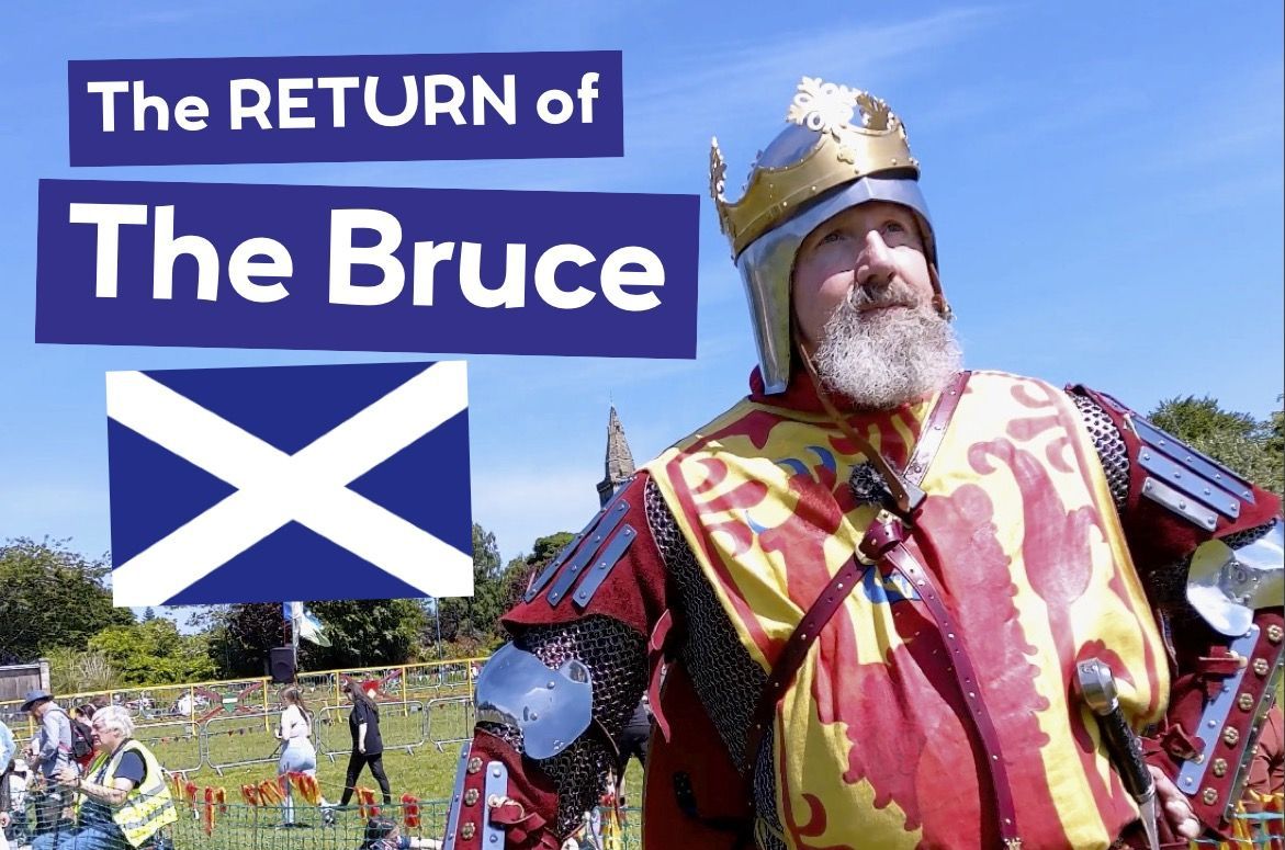 The Return of The Bruce tells the story of the volunteers who resurrected Dunfermline's annual Bruce Festival in June 2024 to mark the 750th anniversary of the Scottish hero's birth.