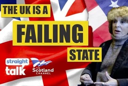 In the first of a new series, Straight Talk on The Scotland Channel interviews American blogger and activist, Leah Gunn Barrett who believes the UK is a failing state and that British democracy is a fiction. She describes why she believes that Scots should be angry and how Scotland should free itself from being shackled to England and asset stripped.
