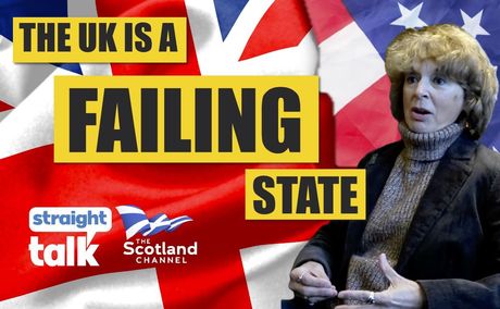 In the first of a new series, Straight Talk on The Scotland Channel interviews American blogger and activist Leah Gunn Barrett who believes the UK is a failing state and that British democracy is a fiction. She describes why she believes that Scots should be angry and how Scotland should free itself from being shackled to England and asset stripped. 