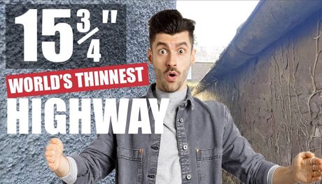 For a small town, Kirriemuir in Angus has more than its fair share of claims to fame including having the world's thinnest public highway measuring just over 15 inches wide!