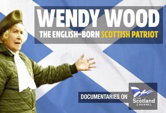 WENDY WOOD - THE ENGLISH-BORN SCOTTISH PATRIOT A founder member of the National Party of Scotland, later the Scottish National Party, Wendy Wood campaigned for the cause of an independent Scotland for more than half a century and often took part in direct action which landed her in prison on several occasions. Although she was born in England, she was no shrinking violet when it came to fighting for Scotland’s freedom.
In the early-1970s Wood often read Scottish stories on the BBC children's TV programme Jackanory under the name Auntie Gwen. Having spent over a decade as a crofter in Moidart (moving to Edinburgh in 1952) she had a wide span of experience to call upon. In all she wrote ten books, the last being her autobiography, Yours Sincerely for Scotland. Later in the 1970s, she unsuccessfully stood as a candidate in an election to be Rector of the University of Dundee with the support of the university's Scottish Nationalist Association