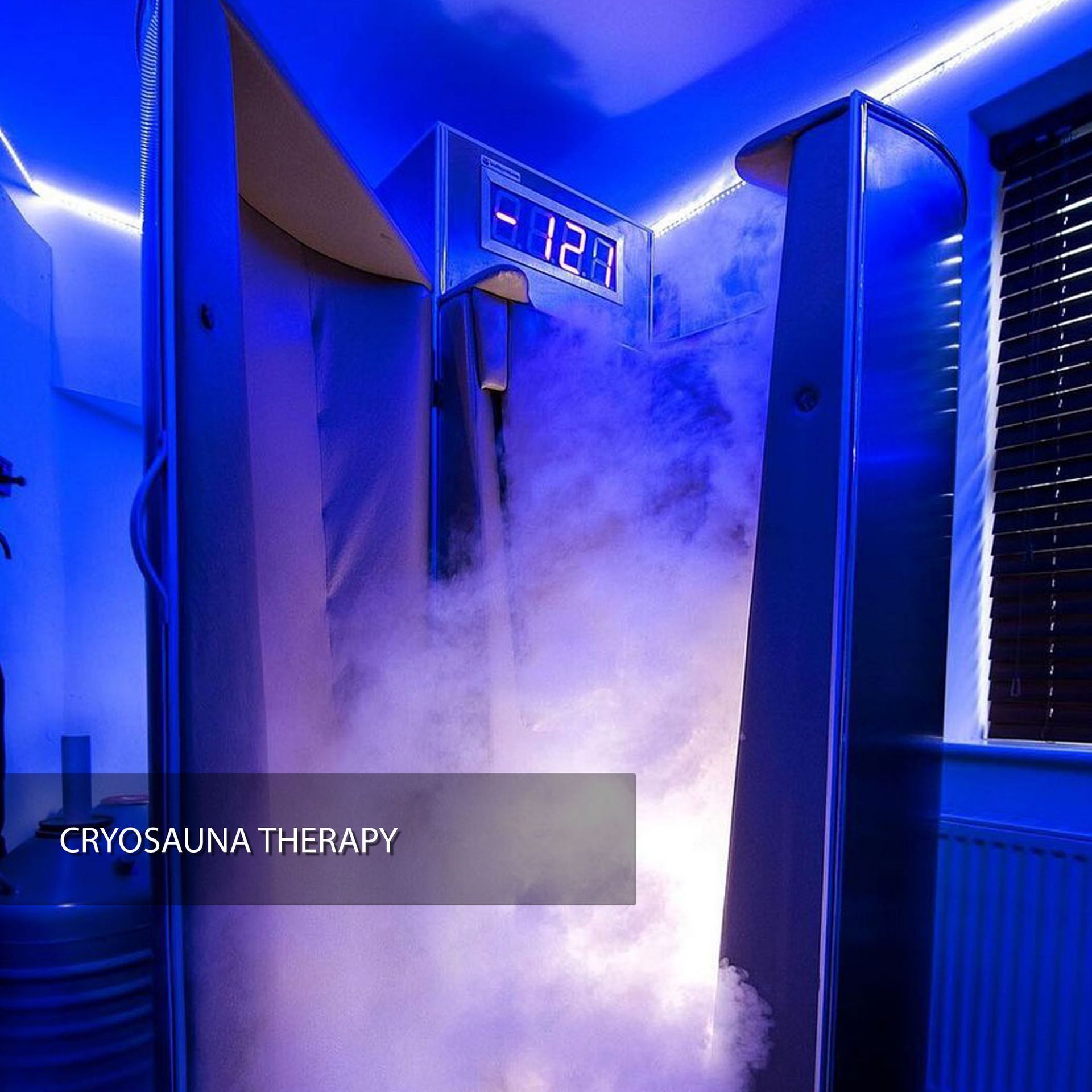 The First Part of the Dry Cold Plunge is Our Cryosauna