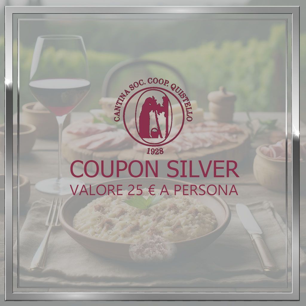 Un coupon con su scritto coupon silver