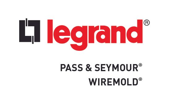 the logo for legrand pass & seymour wiremold