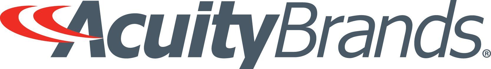 A close up of the acuity brands logo on a white background.