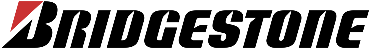 The bridgestone logo is on a white background.