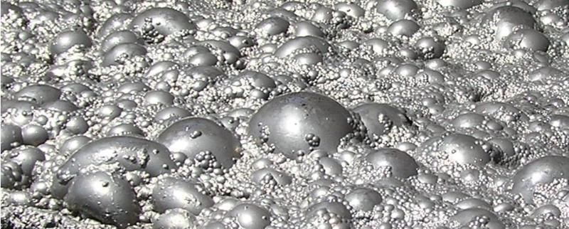silver color bubbles