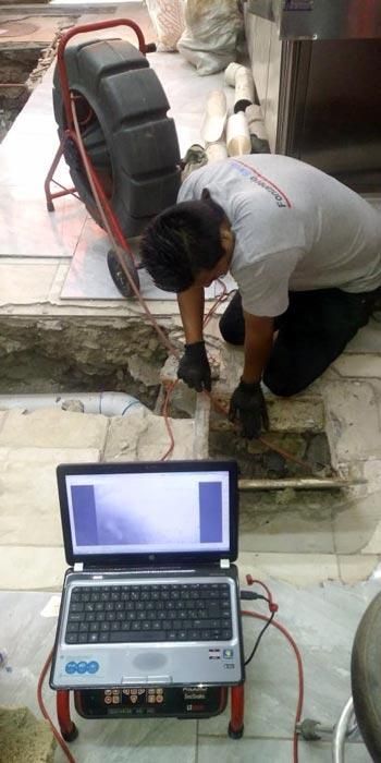 FONTANERÍA SANTACRUZ - equipo de ultrasonido y boroscopio