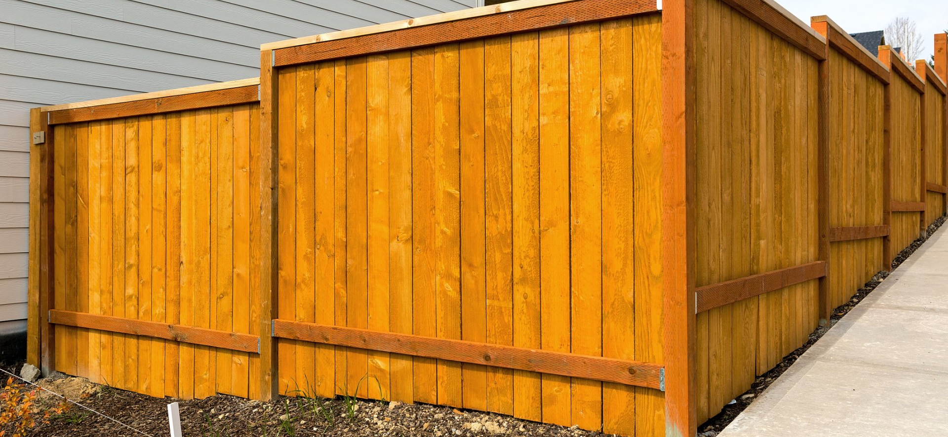 wooden fence installed by Active Fence
