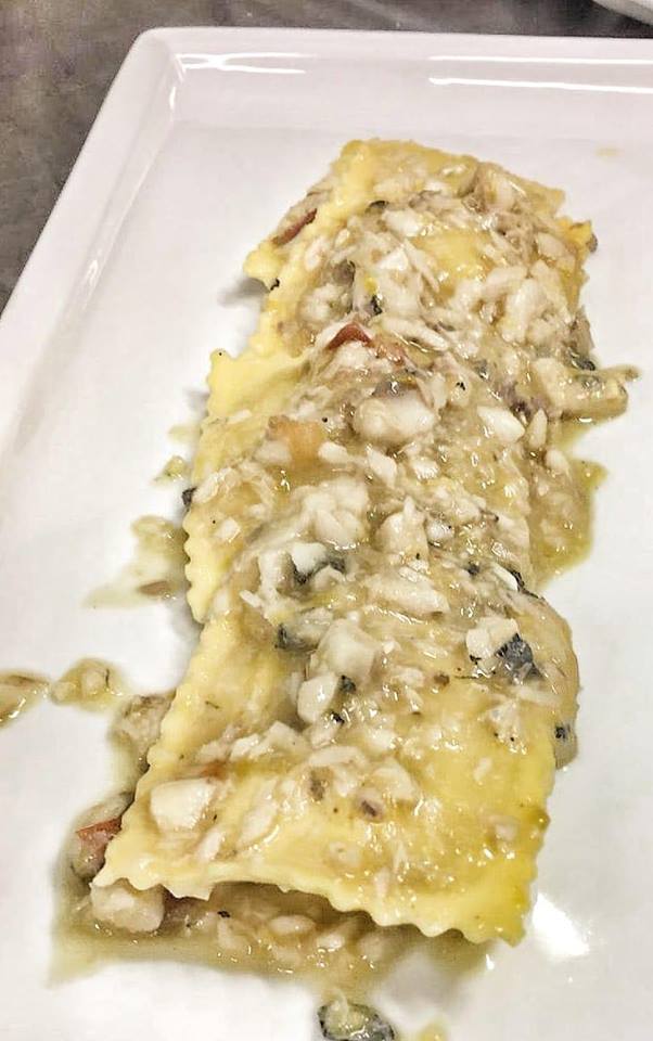 pasta with fish sauce