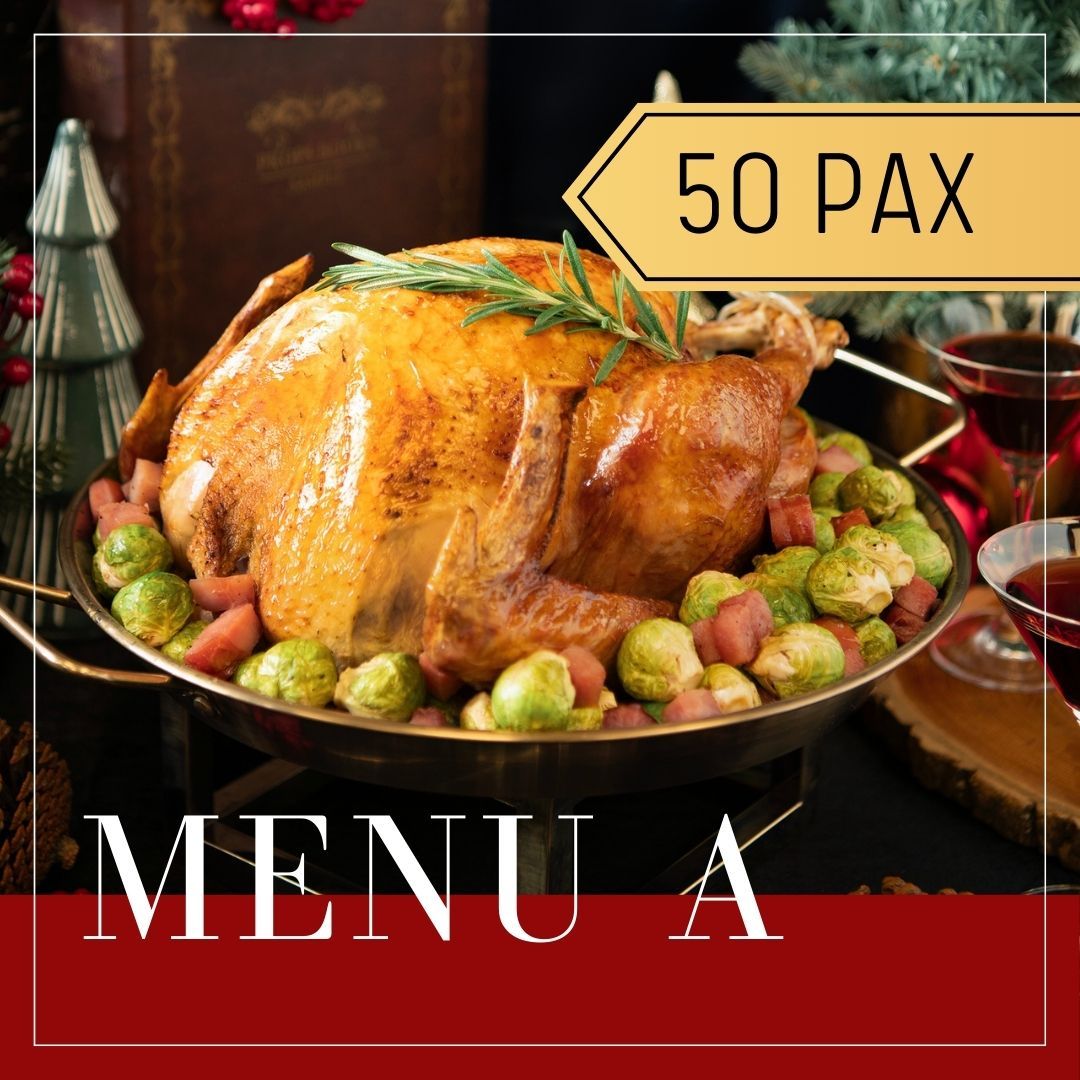 Roasted turkey with vegetables,