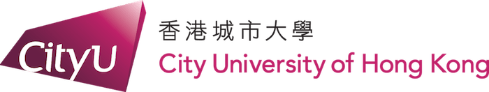City University of Hong Kong logo: purple geometric shape with 