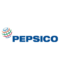PepsiCo logo: globe graphic with blue text 