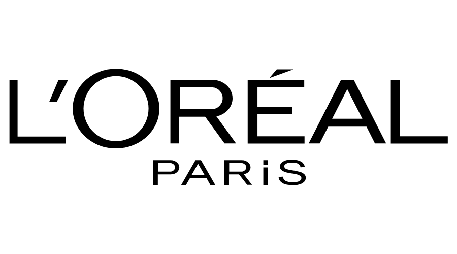 L'Oréal Paris logo, black text.