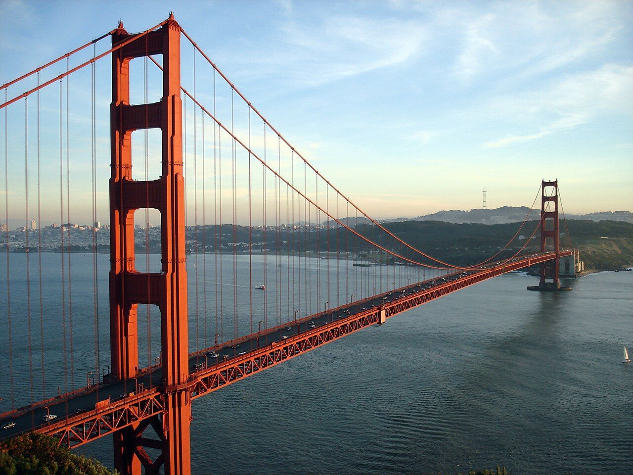 A view of the golden gate bridge in san francisco