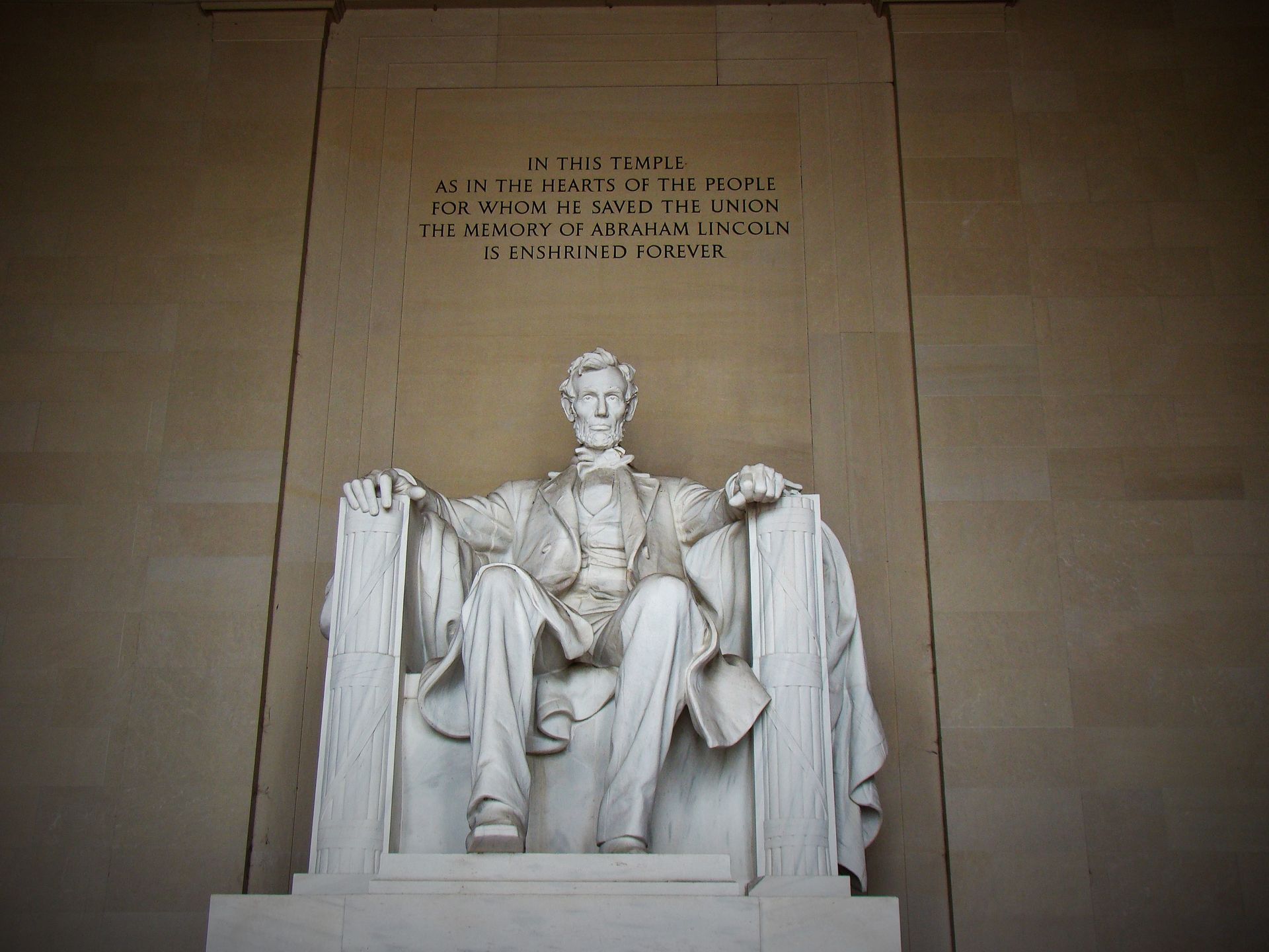 Lincoln Memorial in Washington DC for Washington DC chauffeur service