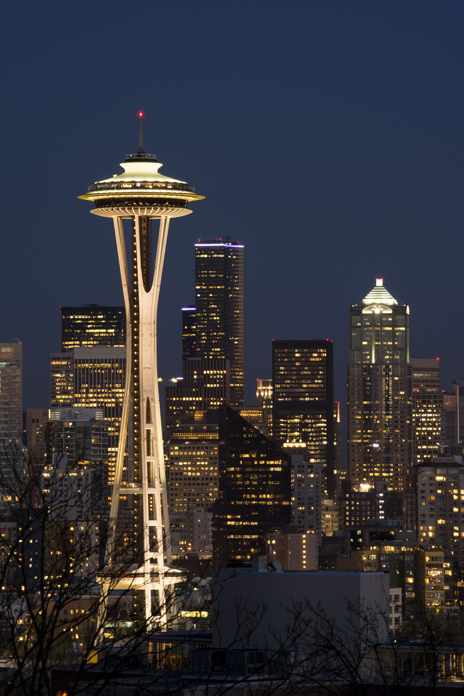 Seattle skyline for nationwide chauffeur service