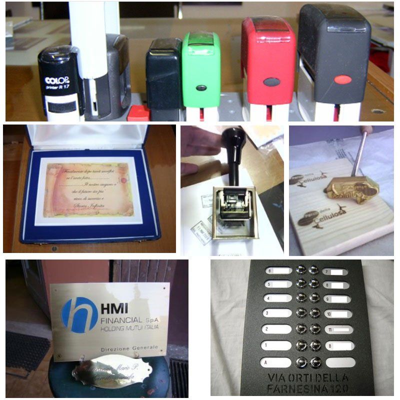 timbri e creazioni personalizzate