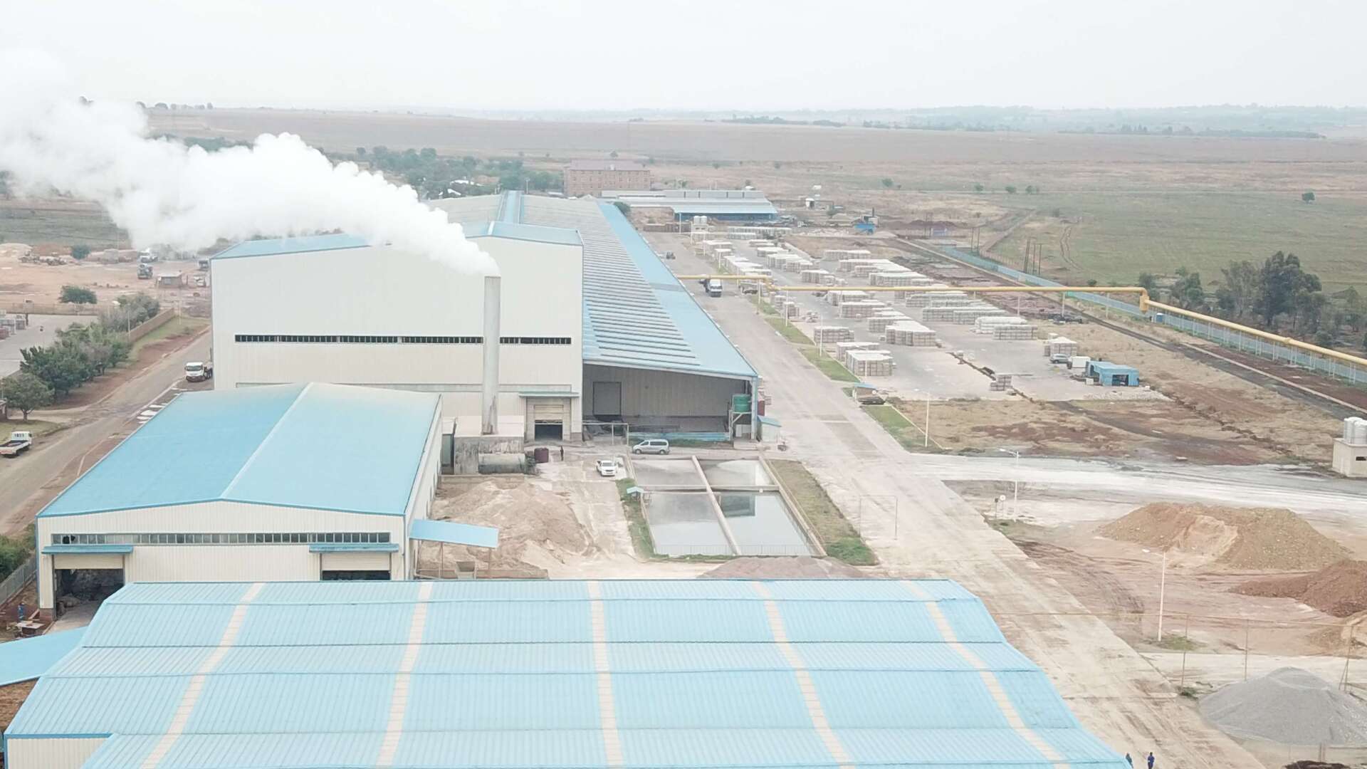 Rayal tile manufacturing company -  Top side view (see image)
