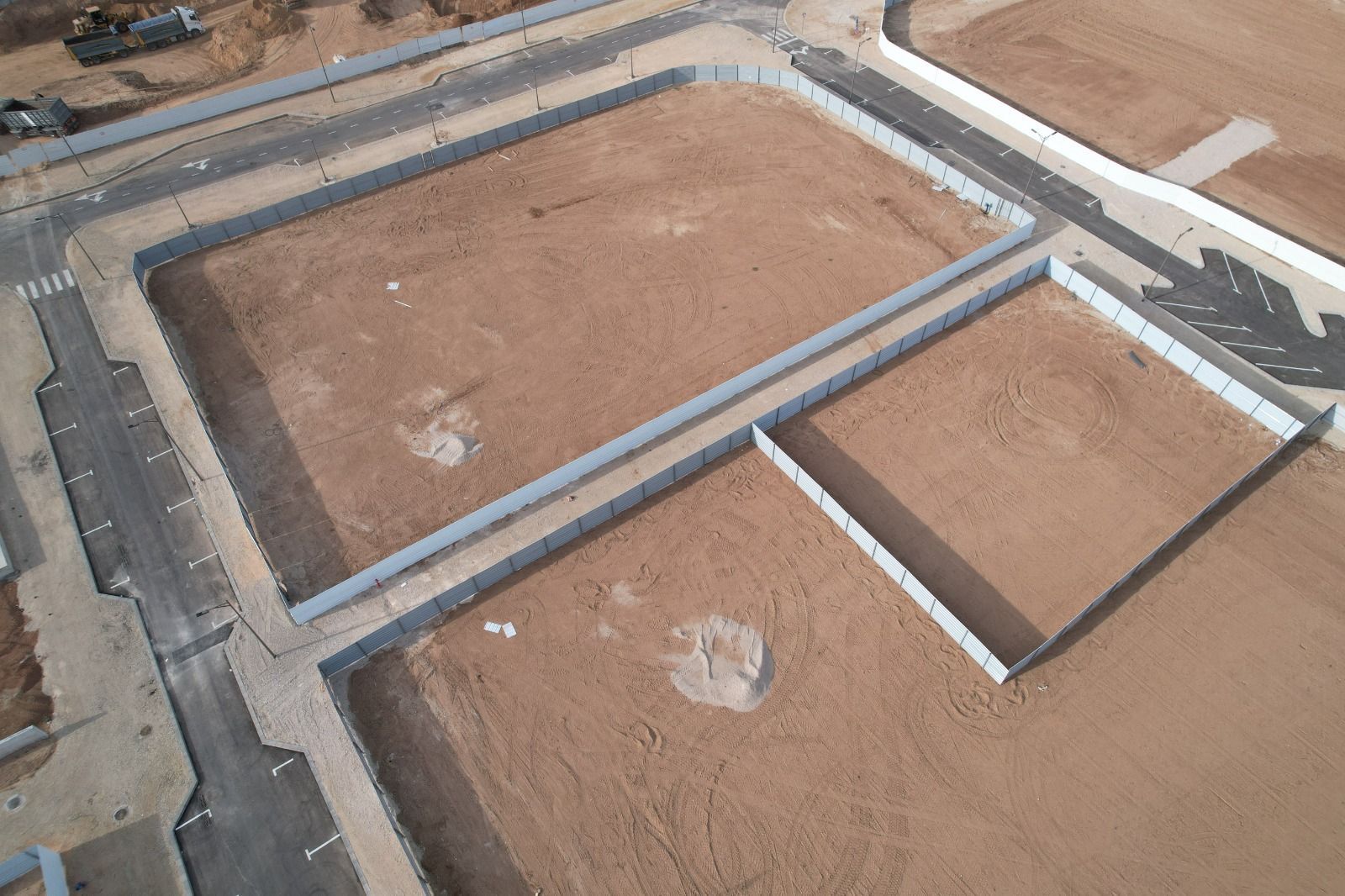 גידור אתר בניה