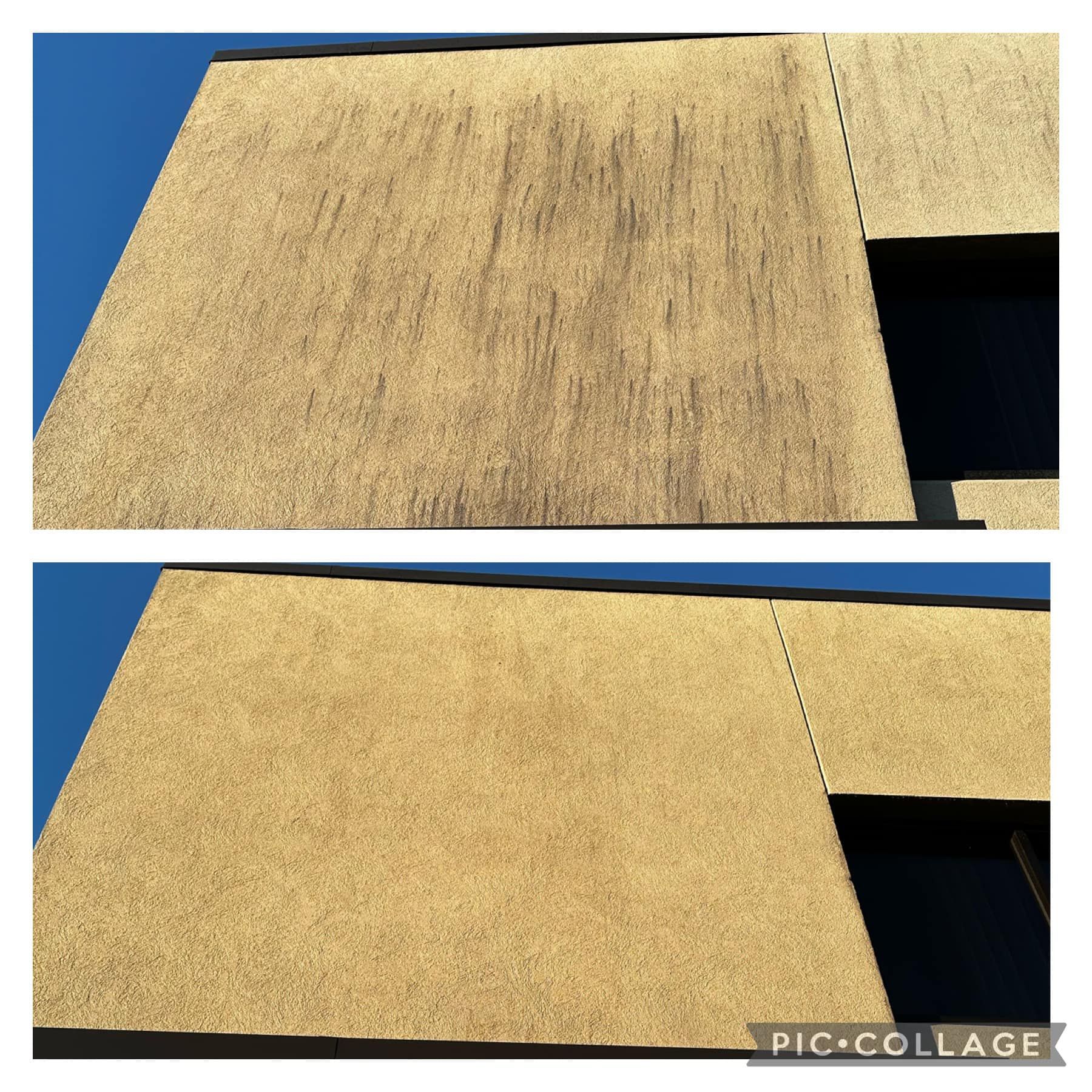 Concrete Commercial Building Before & After