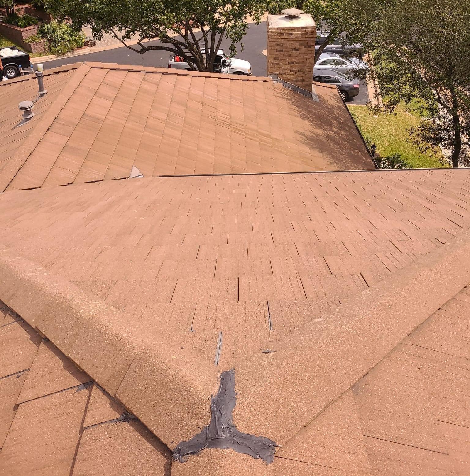 After roof cleaning