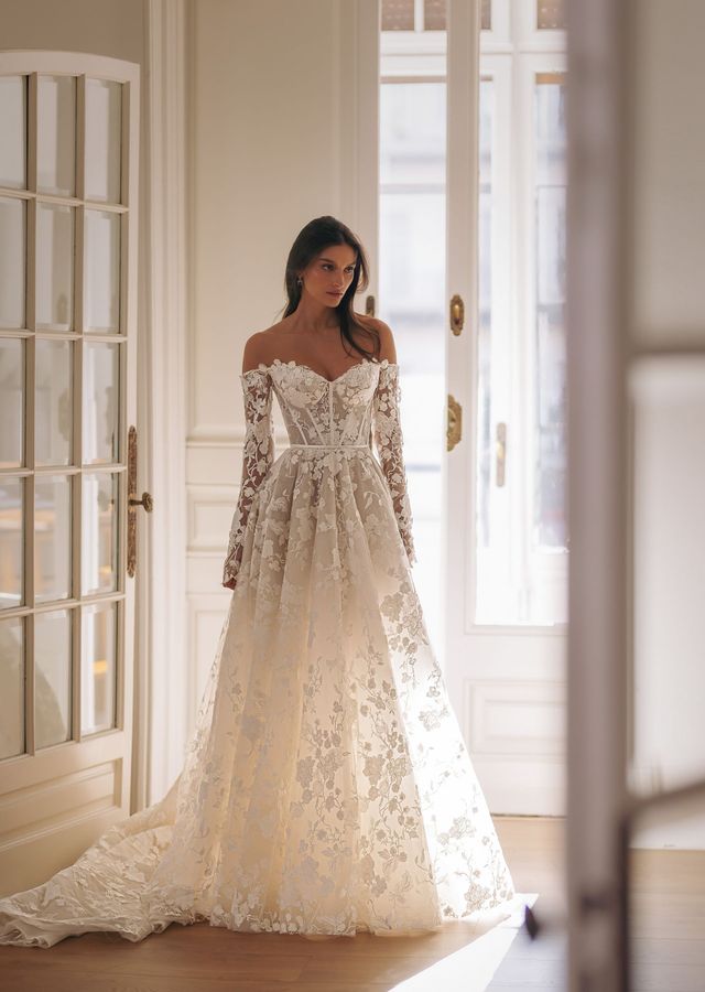 online wedding dresses Bridal Store | Afarose This style works well if you want refined bridal lines with relaxed structure and graceful movement Black Luxury Wedding Dresses &
