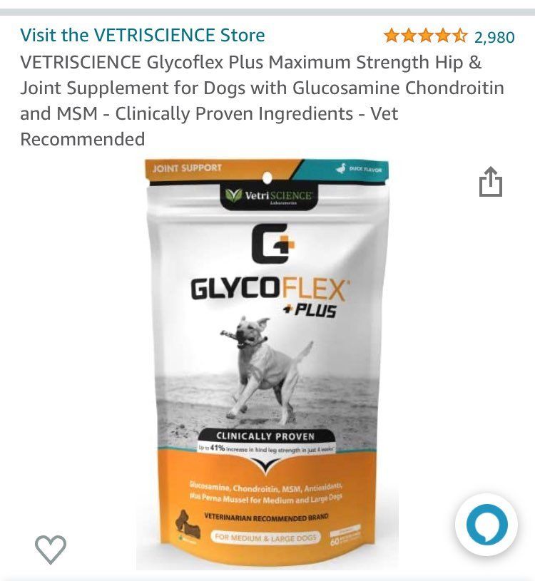 Vitamin supplement for joints in large dogs like Rottweilers