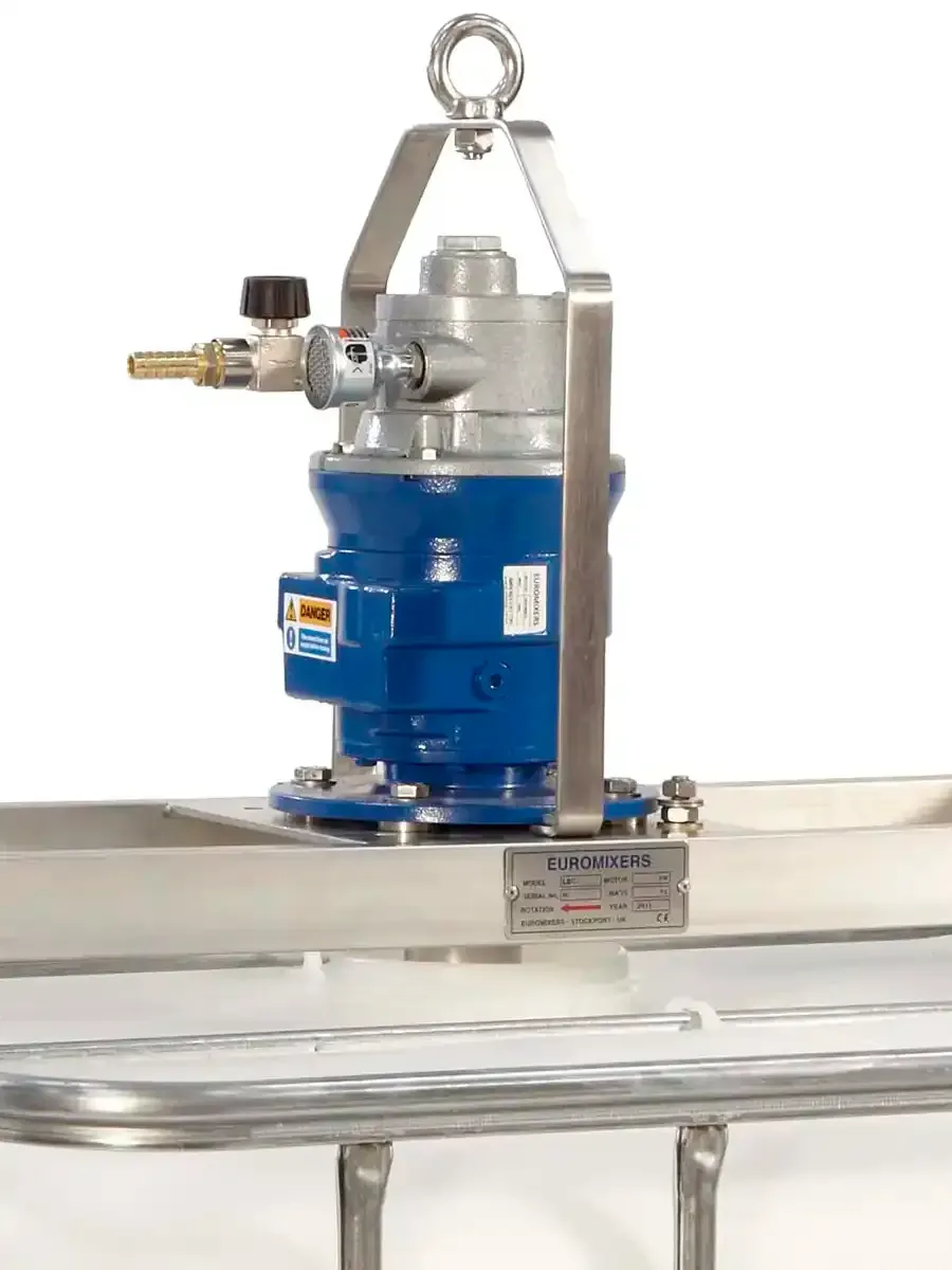 Euromixer Pneumatic IBC Container Mixer (Agitator) from IB Engineering, Australia