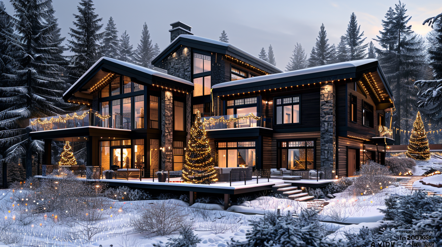 Professional Surrey Christmas lighting experts with custom LED displays, patio lights, and driveway decorations.