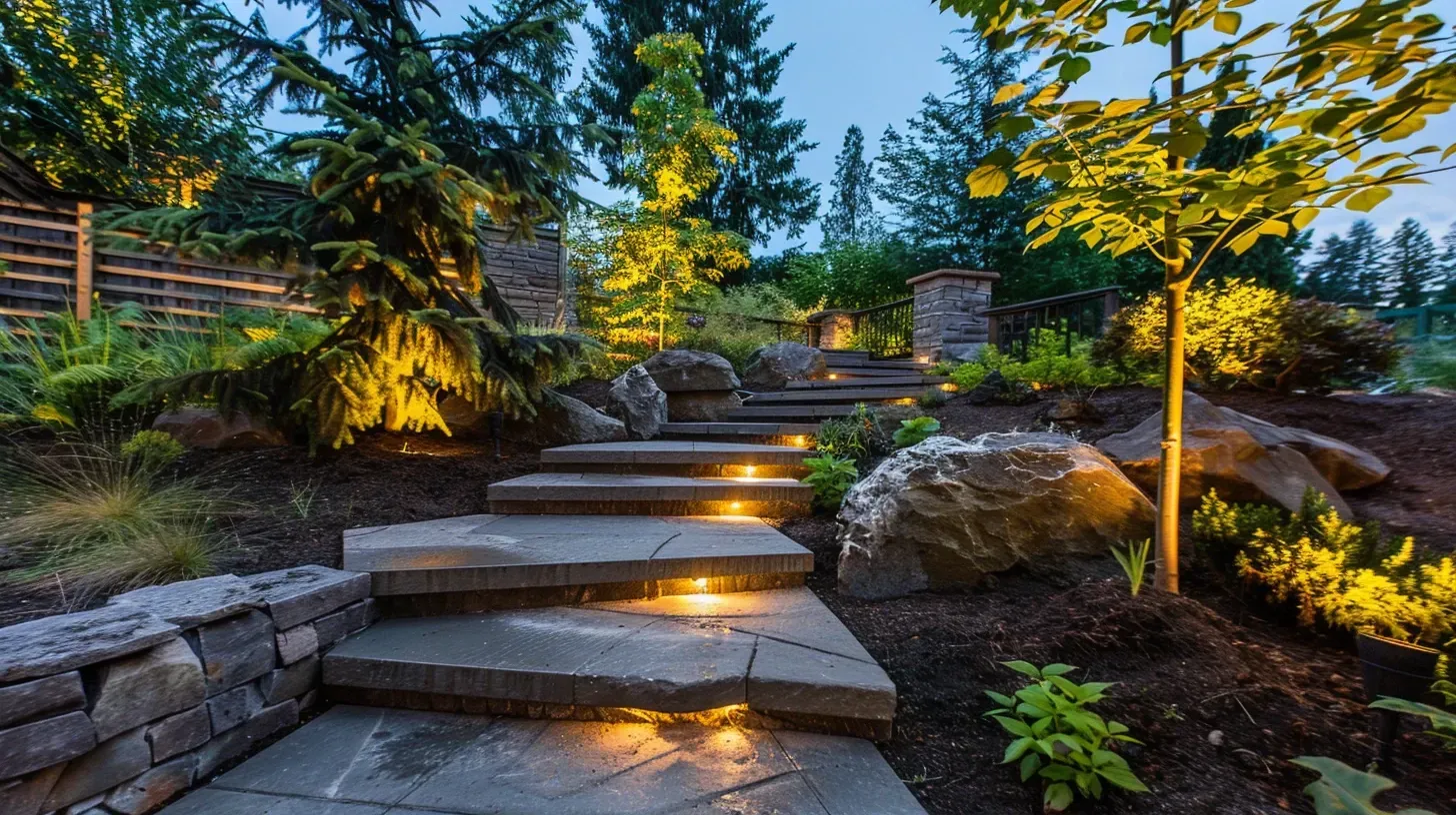 All-weather fixtures for garden lighting in Surrey BC are essential. Our hardware is built to withstand the climate in South Surrey and Crescent Beach. Keywords: weatherproof fixtures, all-season, durable installation.