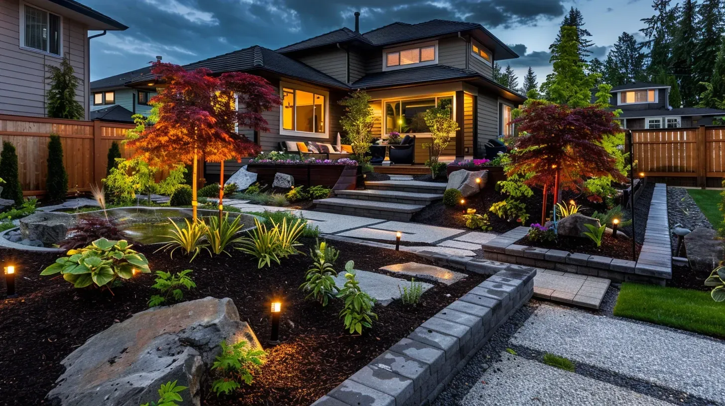 Troubleshooting a voltage drop in a long run of pathway lighting in Surrey BC. Our path lighting repair service in Surrey solves complex electrical problems. Keywords: lighting repair, voltage drop, electrical troubleshooting.