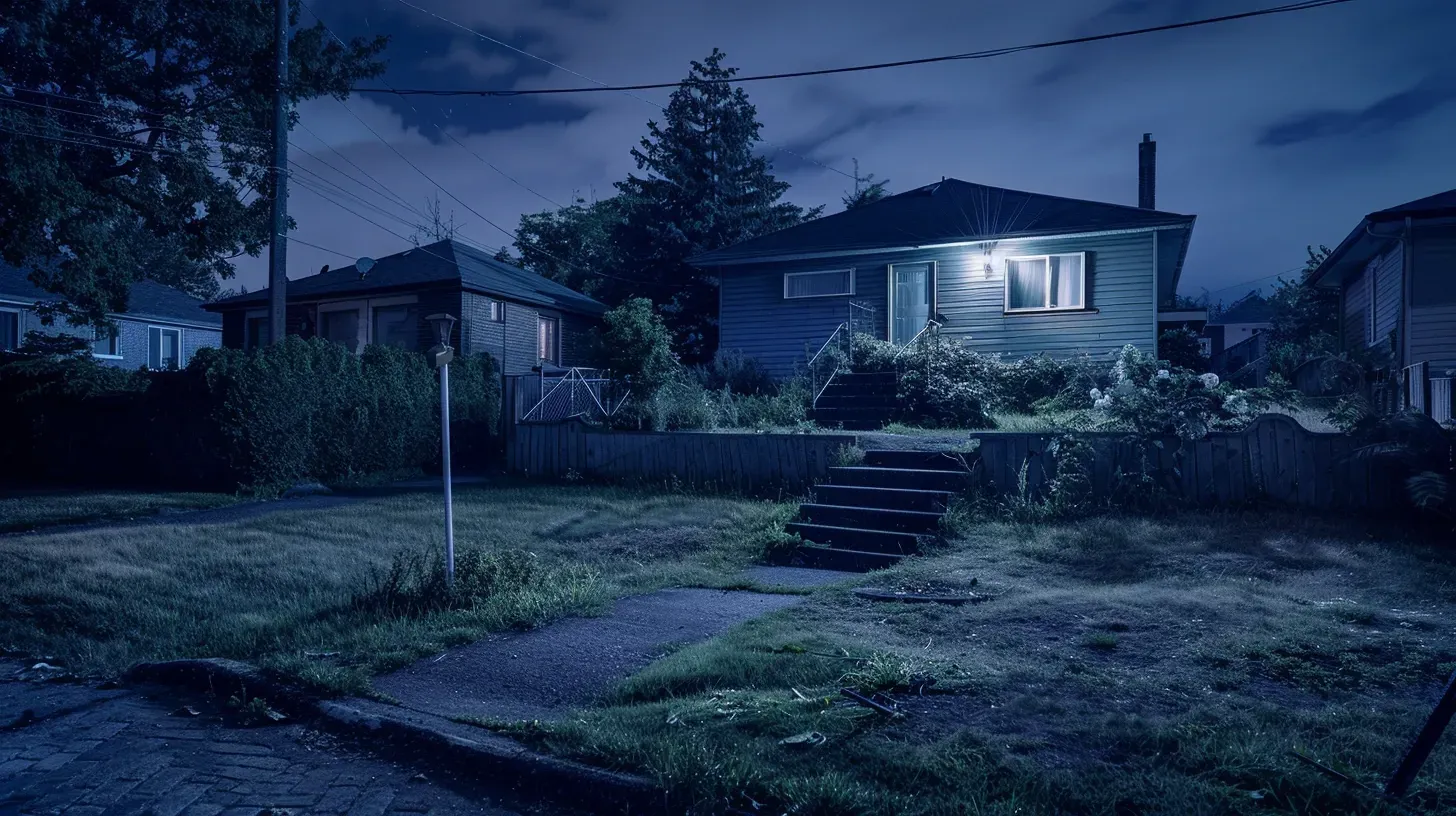Before and after showcasing the power of architectural lighting in Surrey BC. The home in Guildford transforms from flat to dynamic with our exterior lighting design. Keywords: home transformation, exterior design, curb appeal, Surrey.