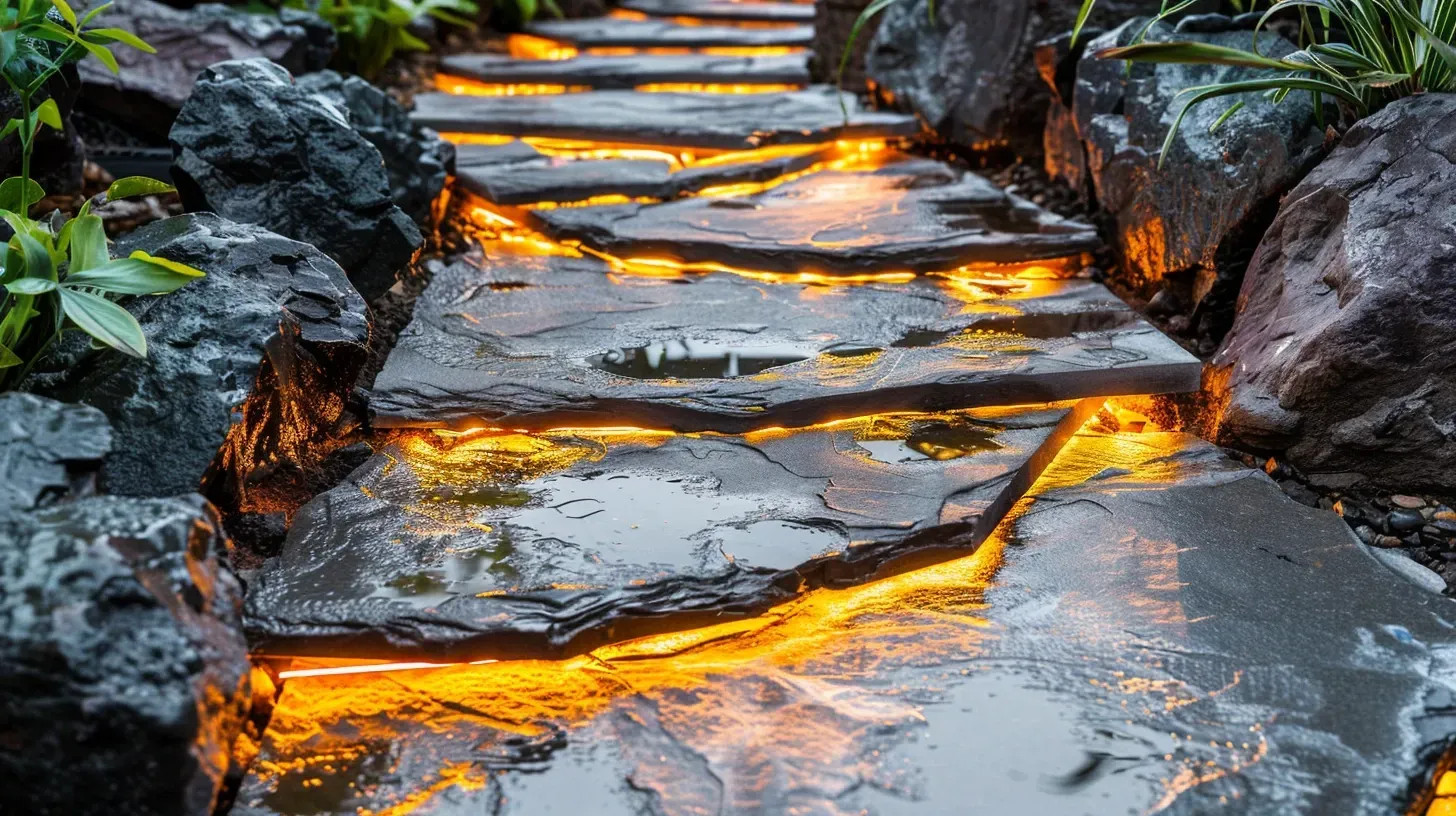 This landscape lighting installation Surrey BC features energy-efficient LED fixtures. Our outdoor lighting installation in Surrey saves homeowners in Newton and Sullivan Station money. Keywords: LED installation, energy savings, sustainable, Surrey BC.