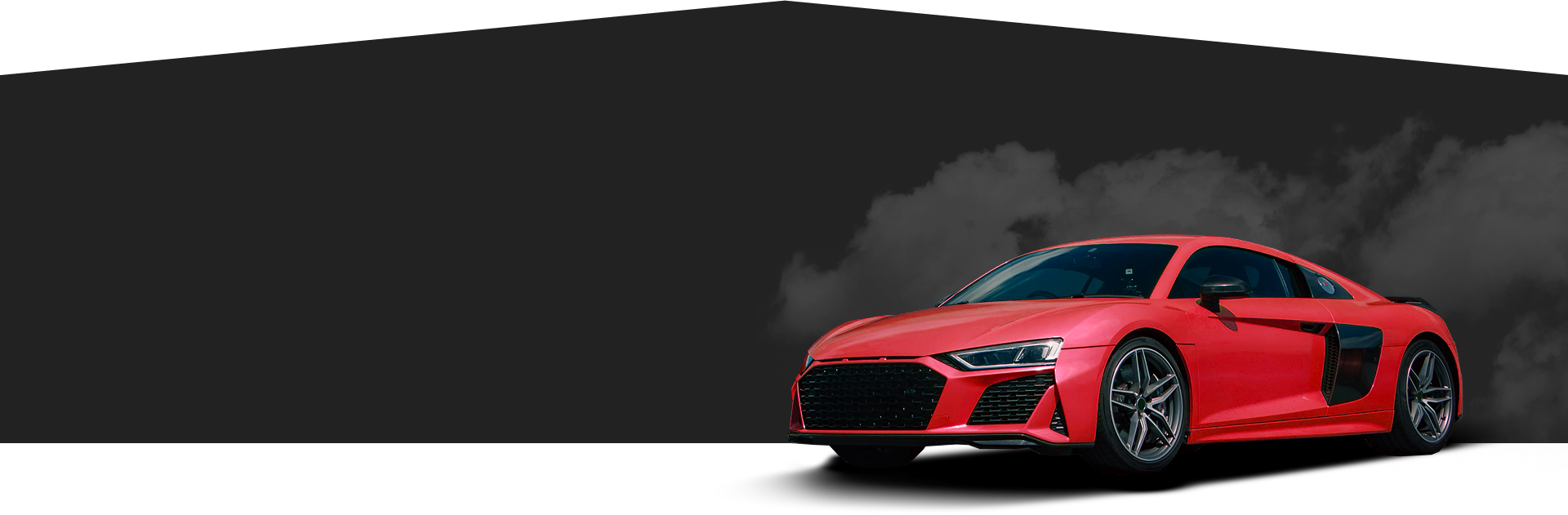 red vehicle smokey background | Five Speed Motors