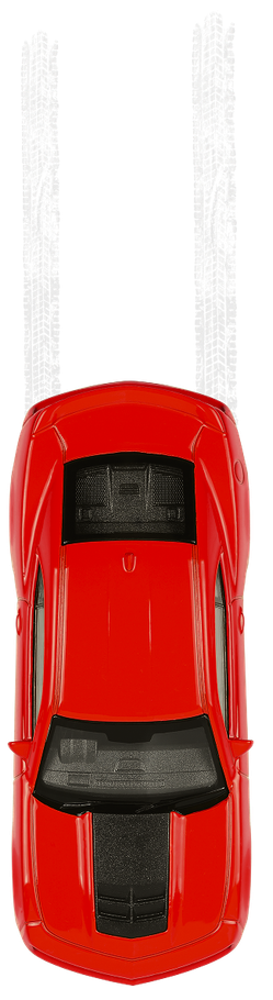 red car with t