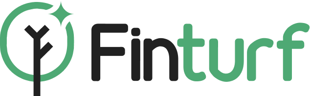 Advertisement for FinTurf. Black and Green graphic with text promoting flexible payment options and a 