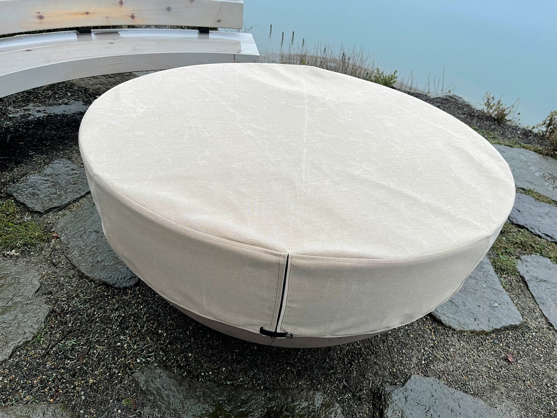 custom outdoor firepit cover