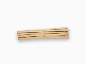 A bundle of bamboo stakes.