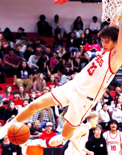A basketball player with the number 23 on his jersey