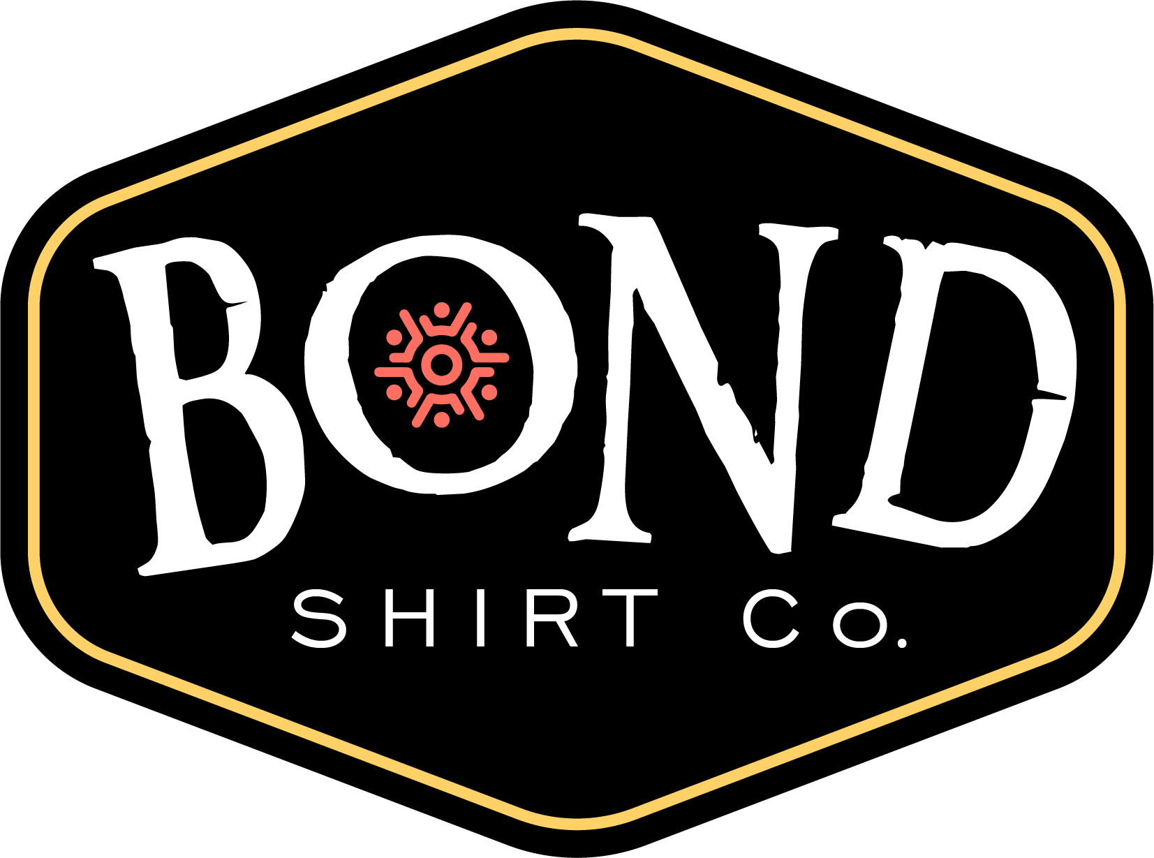 It is a logo for a company called Bond Shirt Co,.